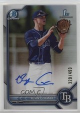 2022 Bowman Draft Chrome Pick Refractor 329/499 Ryan Cermak #CDA-RCK Auto 0w1z