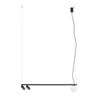 HäNgelampe KüChe Glas Aluminium Schwarz GU10 G9 Esszimmer Pendelleuchte Esstisch