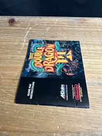 Folleto manual de instrucciones Double Dragon III 3 NES SOLAMENTE - 1990 Akklaim Nintendo