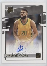 2021-22 Panini Chronicles Draft Picks Gold 3/10 Dikembe Andre #RR-DAN Auto 02v3