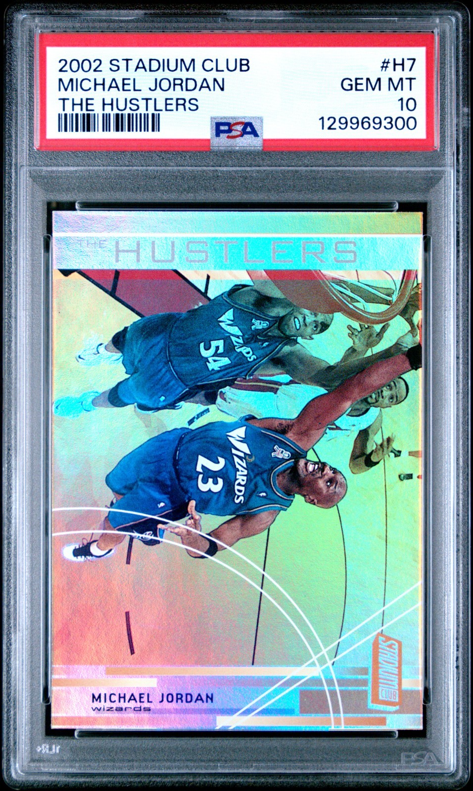 2002-03 Stadium Club The Hustlers #H7 Michael Jordan PSA 10 GEM MINT LOW POP