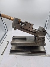 S CUTTER étau sinus 2 axes très bon état mors 76 mm étau de précision fraisage