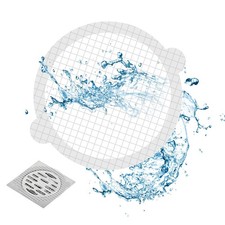 50pcs Disposable Shower Drain Hair Catcher Hair Trap for Shower Drain Mesh St...