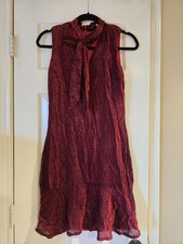 Karl Lagerfeld Paris Red Velvet Dress Size 0