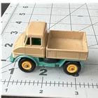 Lesney Matchbox Mercedes-Benz Unimog Truck Diecast Tan Green 1:64