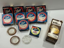9 Boxes Vintage Ball  Canning Jar  Rubbers Assorted Canning Items