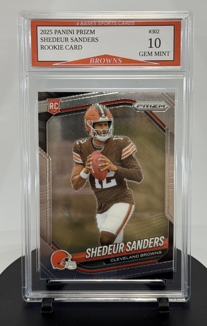 2025 Panini Prizm Shedeur Sanders Browns Rookie Card #302