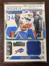 2024 Panini Contenders NFL Ray Davis RC Rookie Ticket Swatches Patch