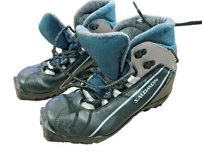 SALOMON Nordic Cross Country Ski Boots Size EU38 US6.5 SNS Profil 2327