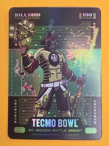 2026 Bo Jackson Battle Arena Tecmo Bowl BILLIARD Battlefoil GLOW Dalton HILLIARD