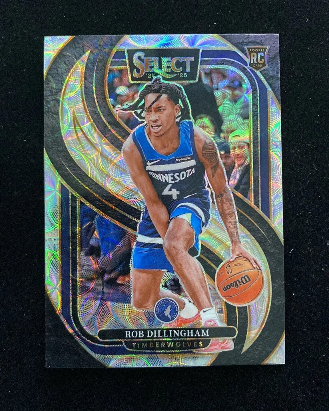 2024-25 Panini Select Premier Level Scope #187 Rob Dillingham RC Rookie OC06