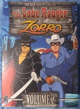 The New Adventures of the Lone Ranger and Zorro Volume 2 DVD Set NEW SEALED