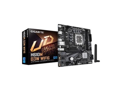 GIGABYTE H610M D3W WIFI6 Intel LGA 1700 Micro ATX Motherboard, Supports 14th/13t