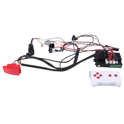 DIY Kinder Elektroauto Kabelbaum mit Kabel und Fernbedienung Empfänger4165