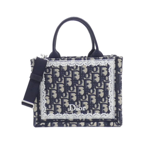 Authentic Christian Dior DIOR OBLIQUE Dior Book Tote Mini S5584PEHT Bag #230...