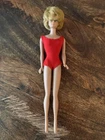 Vintage 1962 Barbie Midge Bubble Cut Blonde Blue Eyes Japan Accessories Clothing