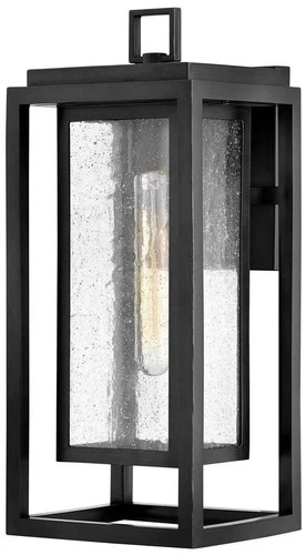 Hinkley Republic 16" Rectangular Marine Grade Black Outdoor Wall Light - Picture 2 of 7