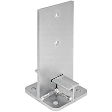 Fence Base Support Brackets Concealed Shoe Pergola, Posts, Bolt Down Feet DIYUK