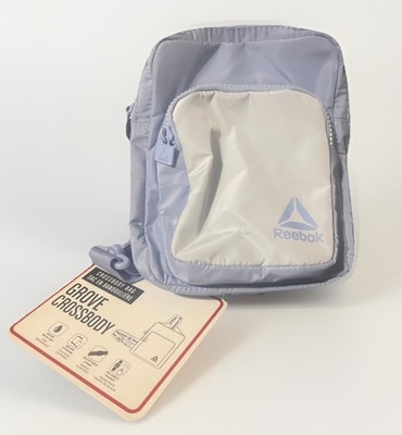 Reebok Women's Grove Crossbody Bag Nylon Blue Marina Gable Blue+Grey