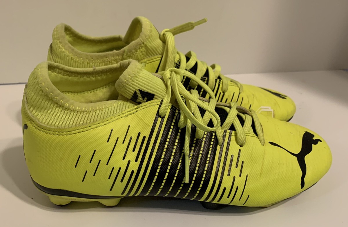Puma Boys Future Z 4.1 FG AG 106400-01 Neon Yellow Soccer Cleats
