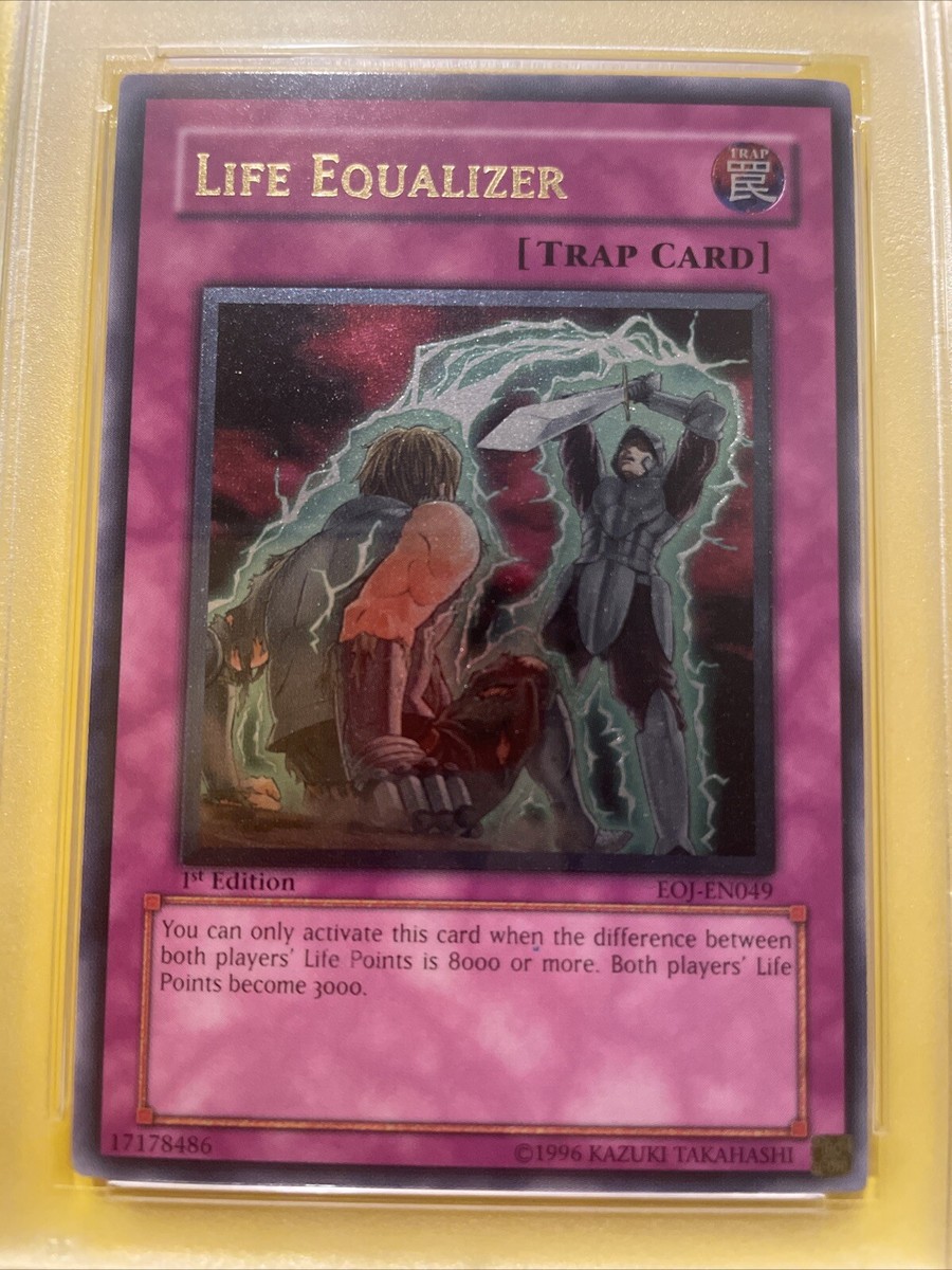 YuGiOh LIFE EQUALIZER #EOJ-EN049 PSA 9 MINT1st EDITION - 2006 ULTIMATE RARE | eBay YuGiOh LIFE EQUALIZER #EOJ-EN049 PSA 9 MINT1st EDITION - 2006 ULTIMATE RARE | eBay