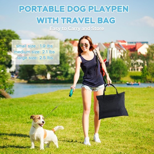 Versatile Medium Pet Exercise Pen: Portable Dog Playpen for Indoor/Outdoor Use - Picture 10 of 11
