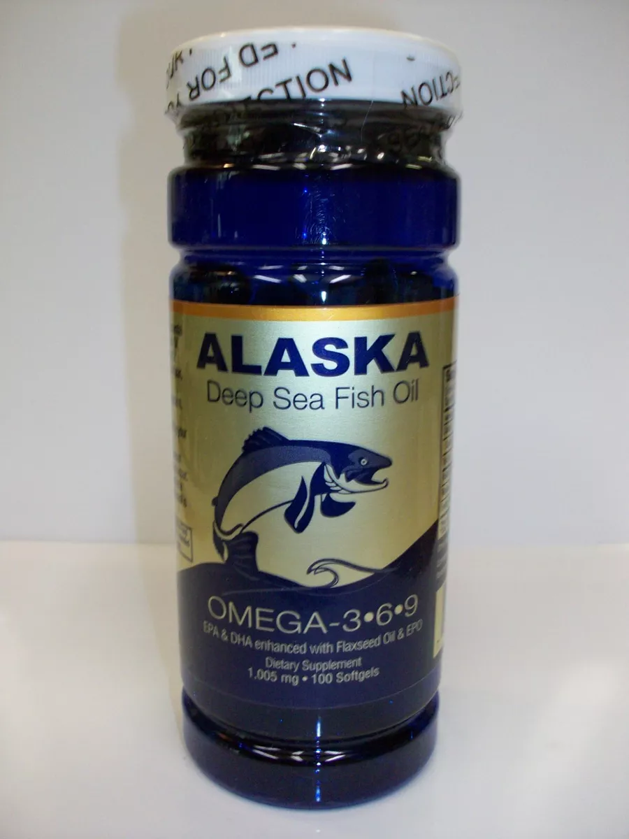 ALASKA OMEGA-3 Deep Sea Fish Oil Capsules