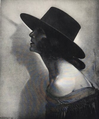Atemberaubendes Portrait ''Amarantina'' 1923 des spanischen Fotografen S Garay