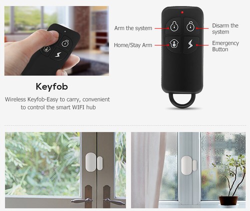 Basic Plus Tuya Smart WiFi Cloud Home Security Alarm System works w Alexa/Google - Picture 7 of 12