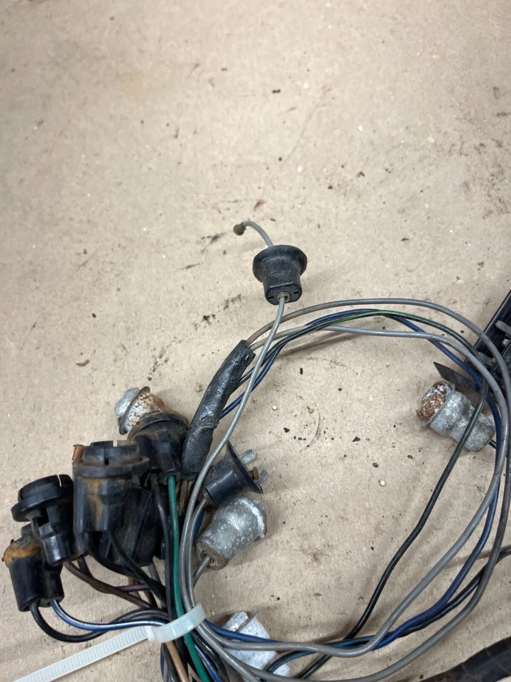 Chevelle Malibu El Camino 1964 1965 velocímetro tablero calibre racimo arneses de cableado Foto 3 de 4