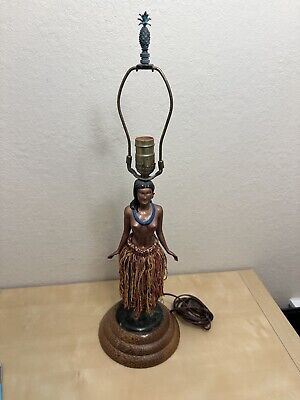 Vintage Hawaiian Hula Girl Lamp Custom HandMade in Hawaii Vintage Hawaiian Hula Girl Lamp Custom HandMade in Hawaii