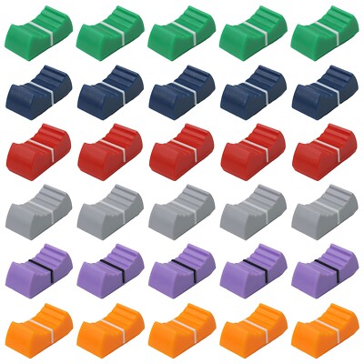 Knob Zone Pack mit 30 8 mm gemischten Farben Fader Kappen/Slider Audio Mixer Knöpfe
