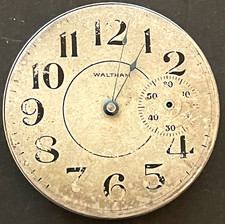 Antique 1903 Waltham Model 1899 610 Pocket Watch Movement Parts/Repair 16s 7j