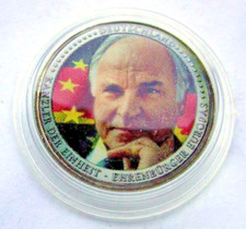 2 Euro Probe Deutschland - Helmut Kohl in Farbe Farbmünze mit Zertifikat