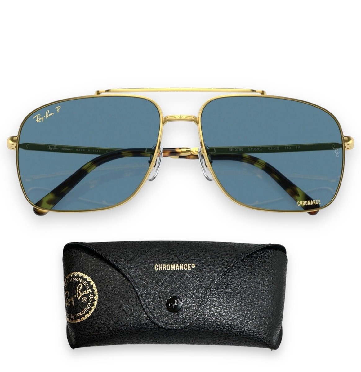 小物 Ray-Ban RB3796 RB3796 Sunglasses in Gold and Dark Green - RB3796 | Ray-Ban® US
