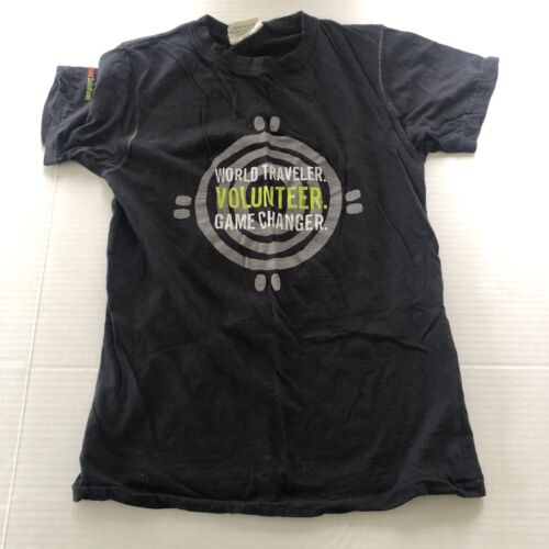 Cross Cultural Solutions T-Shirt Volunteer World Traveler game Changer S A554