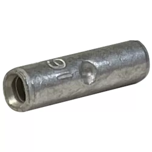 (500) Non-Insulated 16-14 Gauge Uninsulated Butt Splice Connector Wire Terminal