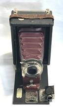 Vintage 1908 Kodak Premo Folding Camera Red Bellows Rare Rochester Optical Co.