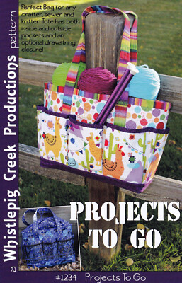 Projects To Go Tote Bag Pattern Whistlepig Creek #1234 Inner & Outer ...