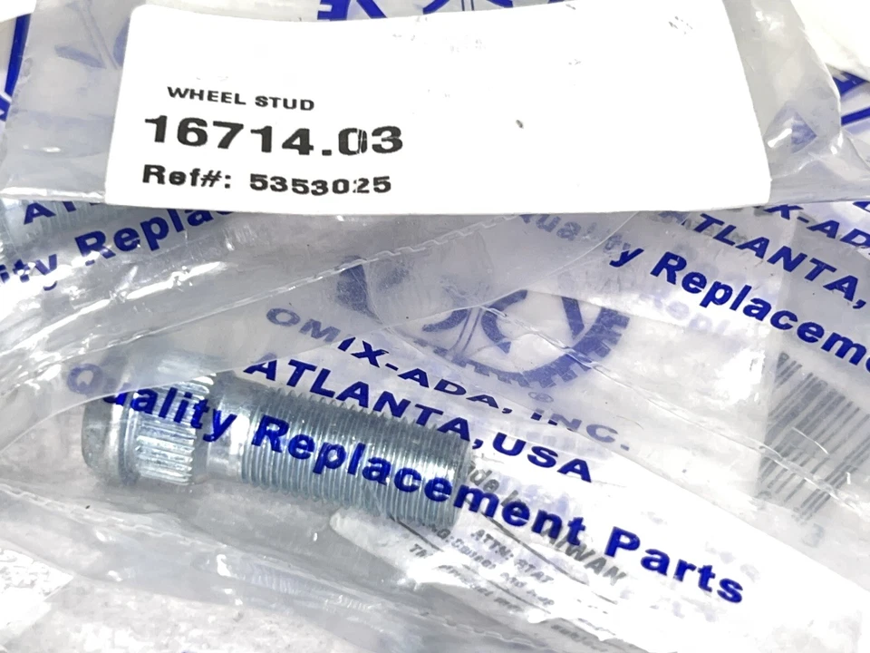 Juego de 5 frenos de tambor de perno de rueda 16714,03 5353025 para Jeep CJ5 CJ6 CJ7 1965-1978 Foto 4 de 4