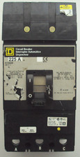 SQUARE D CIRCUIT BREAKER P/N: KC34225 225A 3 POLE 480VAC 65KA I-LINE