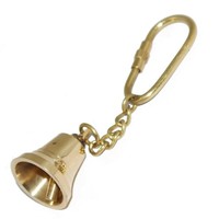 Bell Form Messing Nautischer SchlüSselring SchlüSselanhäNger Key Fob FüR @Uk