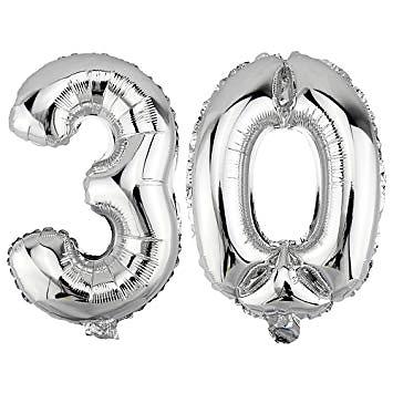 16 Zoll Folienzahlen Ballons selbstaufblasend Happy Birthday Alter Folie Banner Ballons - Bild 73 von 148