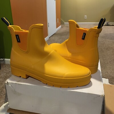 Womens Size 11 TRETORN Lina Yellow Rain Boots NEW!! - Main Image