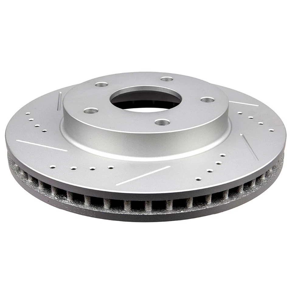 Front Brake Rotors & Wheel Hub Ceramic Pads Drilled For Chevrolet Blazer GMC 2WD Foto 4 de 4