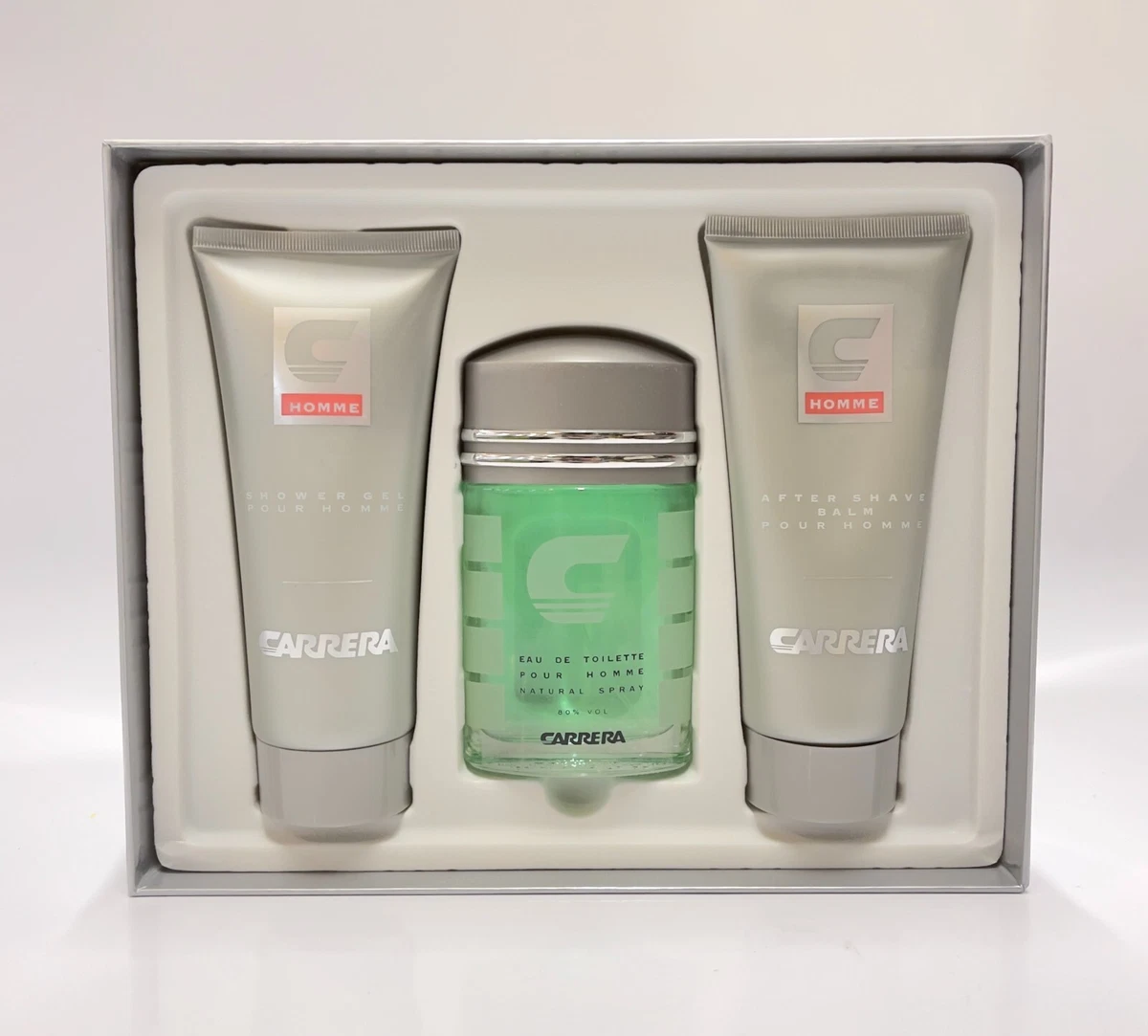 PARFUM MEN SET CARRERA COFFRET DE TOILETTE POUR HOMME 3 PC