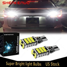 2 BRIGHT LED Backup Reverse Light Bulbs T15 921 for Nissan Frontier Altima Titan