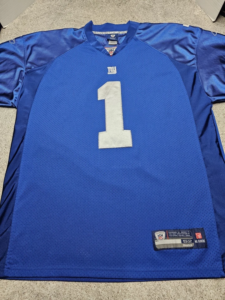 Hakeem Nicks New York Giants NFL #1 Jersey Size 52 Reebok - Image 2 of 4