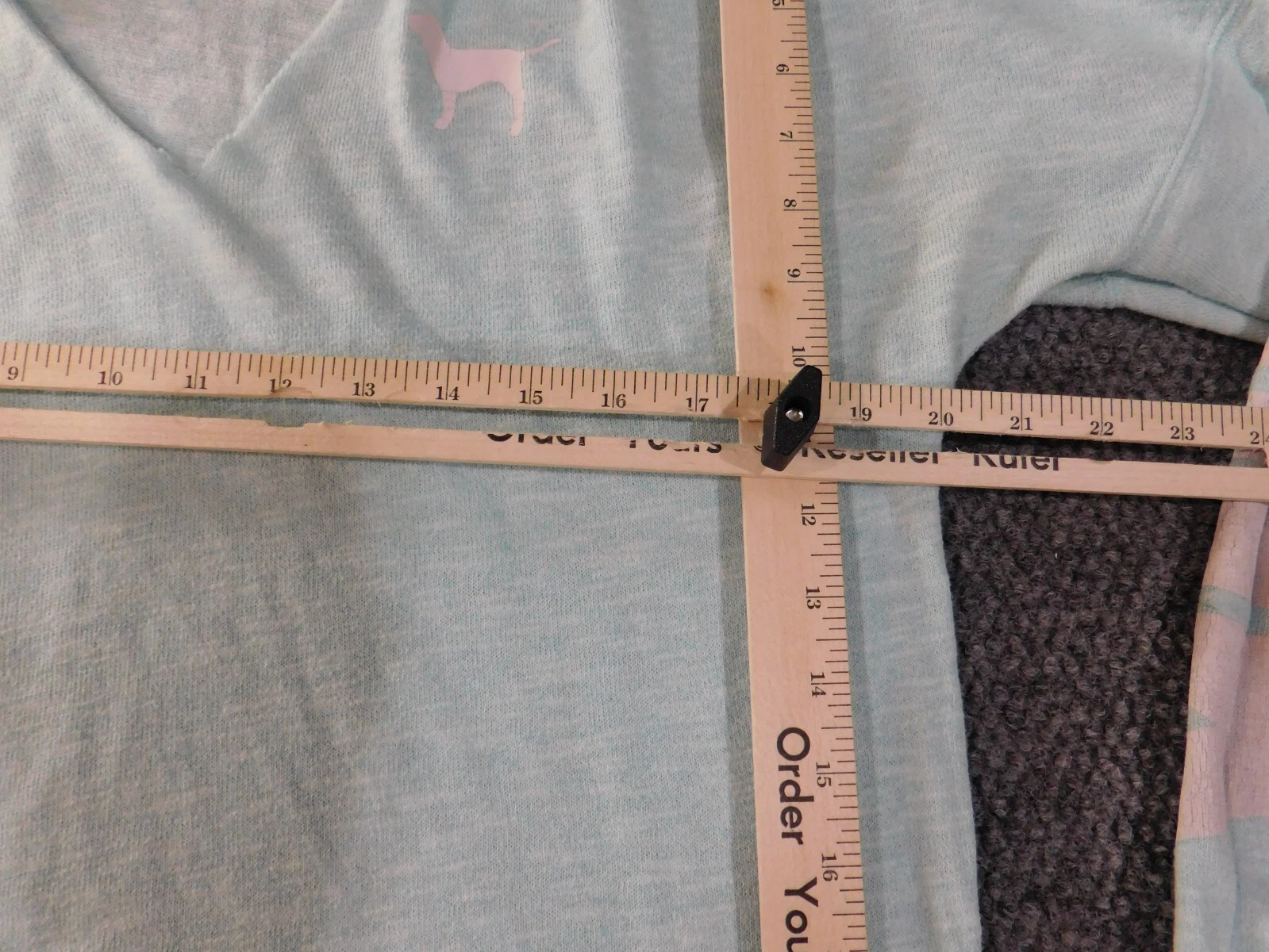 UNDERCOVER Victoria Secret Felpa Rosa con Cappuccio Blu Medio Donna Love Pullover Angelo Elasticizzato