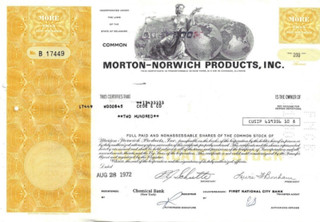 MORTON NORWICH Products Inc. 1971 1975
